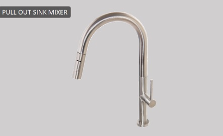 Blutide NeoStainless Pull Out Sink Mixer